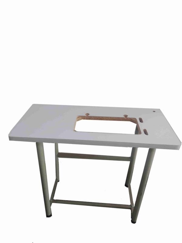 MUEBLE DE FORMICA ACANELADA, CON SOPORTE DE METAL, 2 TAMAÑOS